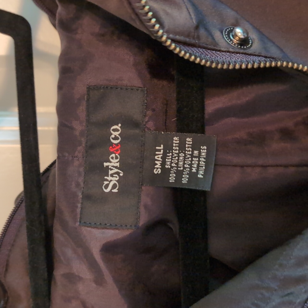 Style & Co Rain Jacket - Picture 4 of 9